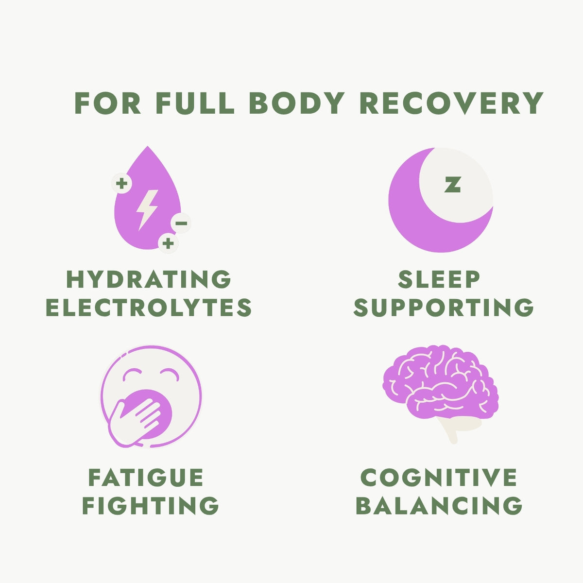 Feeling Wonky benefits: hydrating electrolytes, sleep supporting, fatigue fighting, cognitive balancing